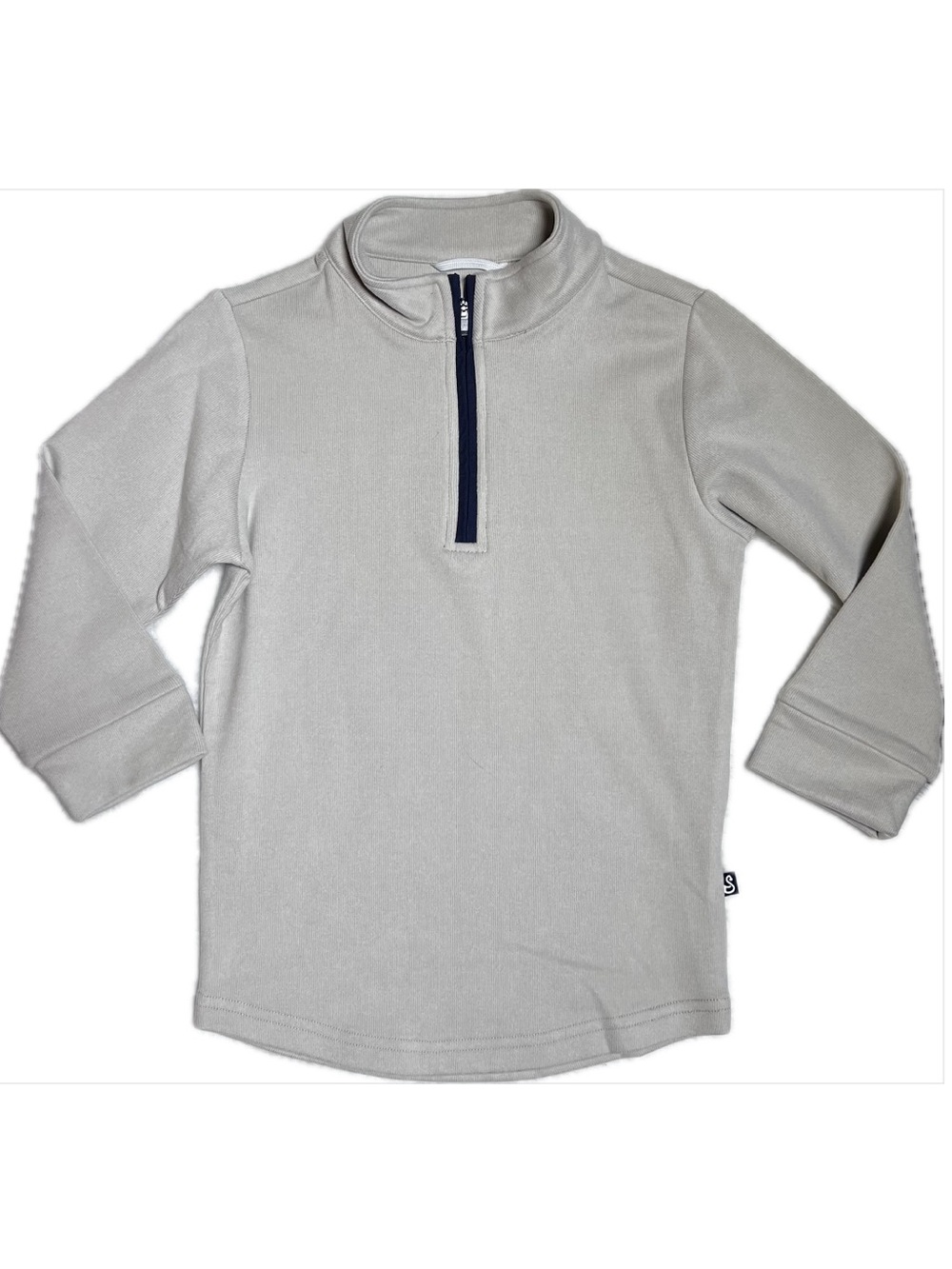 Swannies Boys Emery Tan Quarter Zip Sweatshirt